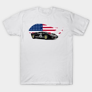 GT40 MK2 USA Print T-Shirt